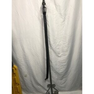 Coach Mens Signature Embossed Leather Reversible Belt Black Gunmetal Buckle